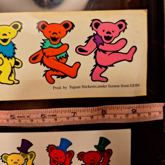 1990s Grateful Dead Bears Decal Stickers - Picture 2 of 8